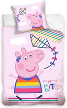 Charger l&#39;image dans la galerie, Peppa Pig Baby Dekbedovertrek Vlieger Baby Dekbedovertrek Big - 100 x 135 cm + 40 x 60 cm
