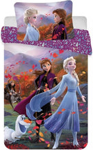 Charger l&#39;image dans la galerie, Disney Frozen Baby Dekbedovertrek Anna&amp;Elsa en Olaf - 100 x 135 cm + 40 x 60 cm
