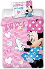 Charger l&#39;image dans la galerie, Minnie Mouse Baby Dekbedovertrek Sweet - 100 x 135 cm + 40 x 60 cm
