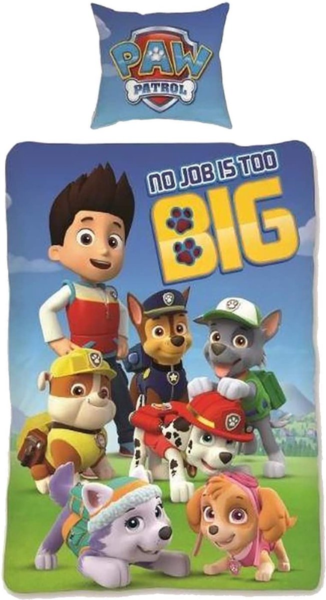 Paw Patrol Baby Dekbedovertrek Big - 100 x 135 cm + 40 x 60 cm