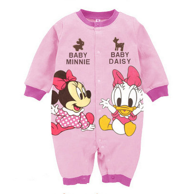 Baby Boxpak Romper Disney Figuren - Roze/Blauw/Geel - Maat 50/54/58/62/68 0 t/m 6 Maanden - Unisex