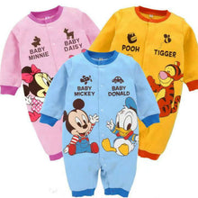 Charger l&#39;image dans la galerie, Baby Boxpak Romper Disney Figuren - Roze/Blauw/Geel - Maat 50/54/58/62/68 0 t/m 6 Maanden - Unisex
